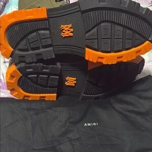 AMIRI | Shoes | Amiri Green And Orange Hightop Boots With  display picture 2